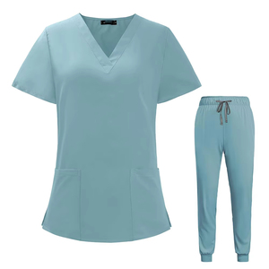 Conjuntos de Uniformes Médicos Elásticos de Moda, Uniformes de Enfermería con Cuello en V, Uniformes Médicos para Mujer, Uniformes para Hospital - Product Image 5