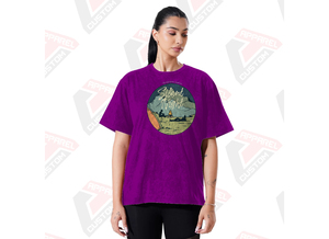 เสื้อยืดผ้ายีนส์ผ้าลูกฟูกสำหรับผู้หญิงผ้าเดนิมผ้าลูกฟูกผ้าฝ้าย100% นุ่มสวมใส่สบายทันสมัยเป็นมิตรกับสิ่งแวดล้อม - Product Image 3