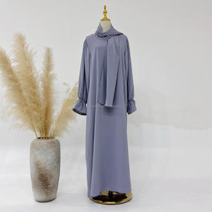 Abaya Jilbab en tissu Nida, Abaya musulmane légère, vêtements pour femmes, qualité supérieure, élégante, Abaya modeste pour femmes - Product Image 4