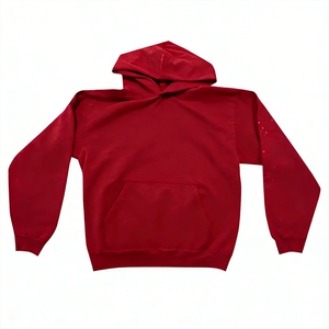 Chándal de Invierno de Algodón Extra Grande con Logotipo Personalizado para Hombre, Ropa Urbana con Estampado de Tinta, Fabricante de Ropa con Pedrería - Product Image 1