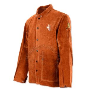 Best Selling Leather Welding Jacket Customized Flame Retardant Jacket High Quality Custom Logo Workwear - Product Image 1