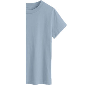 T-shirt à manches courtes col rond pour femme, style streetwear, respirant, écologique, en coton biologique gris, personnalisable - Product Image 5