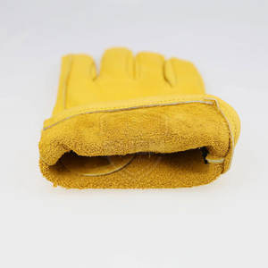 Guantes de Seguridad de Cuero Nuevos Hechos en Pakistán, Proveedor Directo de Fábrica, Guantes de Seguridad de Cuero de Alta Calidad con Dedos Completos - Product Image 3