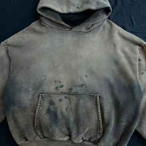 Sudadera con Capucha Estilo Urbano con Logotipo Personalizado en Relieve 3D, Lavado Ácido, Parche Bordado Desgastado de Alta Densidad, Servicio OEM - Product Image 2