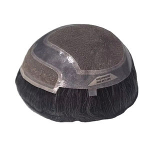 Cabello Natural 100% Humano, Prótesis Capilar, Sistema de Parches Capilares, Cabello Taz, Bangladesh - Product Image 4