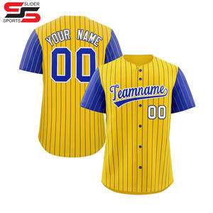 High Quality Custom Baseball Jersey Sublimation Embroidery Logo Baseball Shirts in wholesale cheap rate with your own designs - Product Image 3