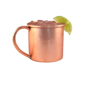 Beber vidrio de cobre con esmalte hecho a mano para el hogar a un precio razonable diseño martillado drinkware vidrio de metal para hotel - Product Image 6