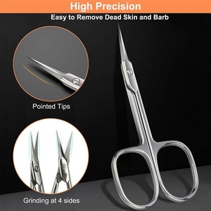Tijeras para Cutículas de Uñas Profesionales Hechas a Mano con Diseño de Punta de Flecha de Acero Inoxidable, Cuchillas Rectas Más Largas y Afiladas, Herramienta de Belleza - Product Image 5