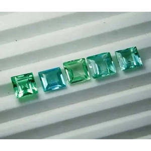 Saphir vert naturel de qualité AAA+ du Montana, 10 carats, coupe princesse époustouflante, pierre précieuse certifiée, Gem184 - Product Image 2