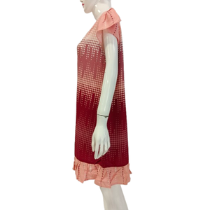 Camisón Elegante para Mujer, Manga Corta, Largo hasta la Rodilla, 100% Rayón, Transpirable, Clásico, por Chrysanta - Product Image 4
