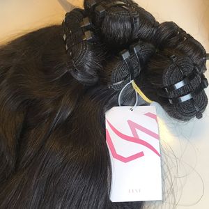 Remy-Lot de 3 mèches de cheveux naturels ondulés 100% pour femmes noires, qualité supérieure 12A, sans mélange, pour la fabrication de perruques - Product Image 2
