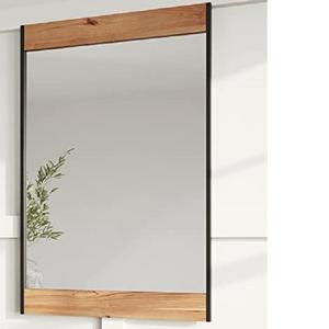 Miroir mural décoratif en bois fait à la main sur mesure pour bureau, maison, chambre à coucher, salon, porte d'entrée, décoration murale - Product Image 1