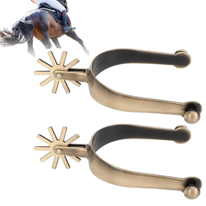 Espuelas de Equitación de Acero Inoxidable 2026 de Alta Calidad, Resistentes a la Corrosión, para Entrenamiento Ecuestre, Ayuda Precisa para las Piernas, Profesional - Product Image 1
