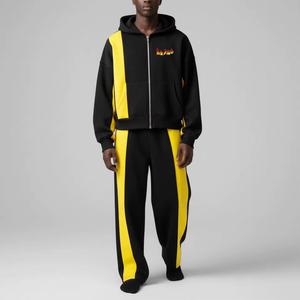 ชุดวอร์มกีฬาผ้าฟลีซสำหรับฤดูหนาว ระบายอากาศได้ดี ผลิตจากผ้าฝ้าย 100% พิมพ์โลโก้ตามสั่ง สำหรับผู้ชาย - Product Image 4