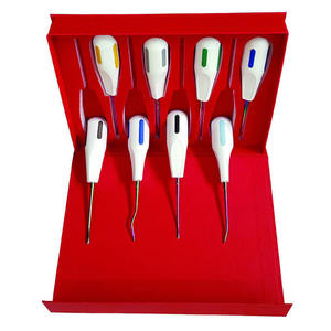 Instruments chirurgicaux dentaires pour le navet, éleveurs luxateurs (Clareador à racine incurvée), certifiés CE - Product Image 4