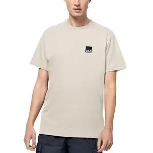 Camiseta de algodón pesado de 220GSM con logotipo personalizado, camiseta blanca extragrande con estampado DTG para hombre