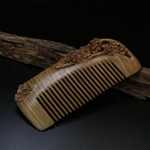 Peigne à cheveux à manche en bois fait à la main captivant pour une utilisation en salon de l'Inde peigne en bois en gros pour un usage commercial à vendre en - Product Image 3