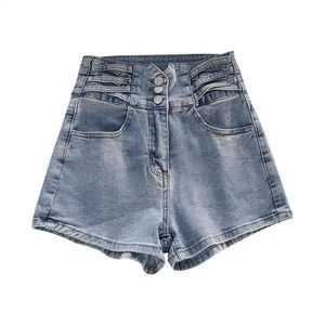 Casual <b>Summer</b> Women's Cotton Jeans <b>Skirts</b> with Frayed Ripped Denim Zipper Pockets Natural Waist Breathable <b>for</b> Sport Juniors - Product Image 3