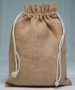Custom Eco-Cotton Drawstring Pouch Reusable <b>Small</b> Storage Dust <b>Bag</b> with Logo Print Fashionable <b>Canvas</b> Linen for Gift Shopping - Product Image 2