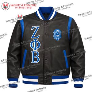 Fabricant OEM, veste universitaire en cuir de baseball personnalisée pour les collèges, veste universitaire en cuir synthétique à manches et broderie en chenille pour hommes - Product Image 4