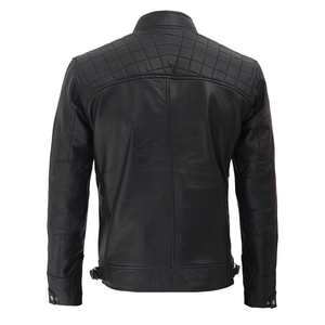 Crea tu idea y Diseña tu propio estilo El mejor material Precio asequible Chaqueta de cuero de alta calidad hecha en Pakistán para hombres - Product Image 4