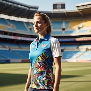 OEM sublimación Polo camisa de las mujeres sin mangas Polo de alta calidad Turn Down Collar All Printed Polo T Shirt Ladies - Product Image 2