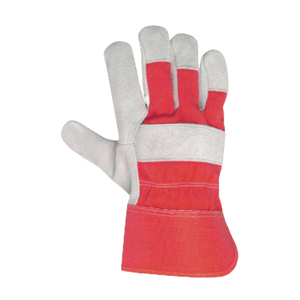 Gants de travail en cuir de coton souple personnalisés pour hommes Gants de sécurité avec transfert de chaleur au prix de gros - Product Image 6