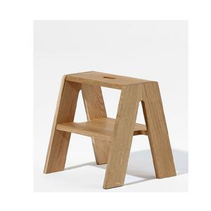 Sturdy Wooden Step <b>Stool</b> with Solid Timber Build Ideal <b>for</b> Kitchen Counters Bathroom Access <b>Bedroom</b> Shelves and Daily Use - Product Image 3