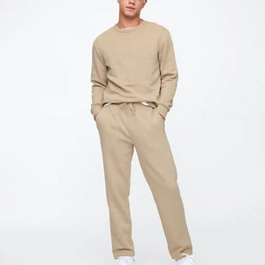 Ensemble de survêtement pour homme en coton 100% 400 GSM, style streetwear surdimensionné avec logo imprimé, pour l'hiver - Product Image 1