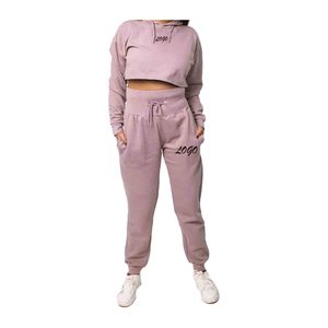 Conjuntos Deportivos Casuales de Invierno para Mujer al por Mayor, Estampados o Lisos, Transpirables, de Secado Rápido, 100% Poliéster, Último Diseño Unisex 2 en 1 - Product Image 6
