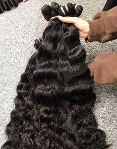 Extensions de cheveux Remy non transformés de haute qualité Paquets de trame de cheveux humains bruts non blanchis originaux Vague naturelle - Product Image 4