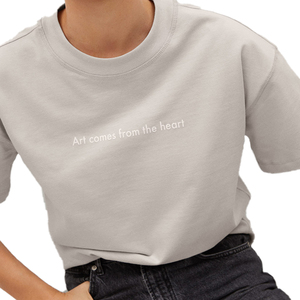 เสื้อยืดผู้หญิงแบบเรียบ ผ้าฝ้าย 100% 180gsm สั่งทำได้ พิมพ์โลโก้ได้ ขายส่ง - Product Image 3