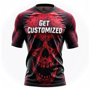 Rashguards de BJJ personnalisés de qualité supérieure, impression numérique, 100% polyester, durables, légers, extensibles, respirants, anti-UV - Product Image 6
