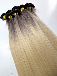 ผมปลอม AZURA HAIR สำหรับต่อผมแบบเคราติน U Tip ผมแท้เวียดนาม 100% เรมี่ เกรดซิลกี้ สเตรท ดับเบิ้ลดรอน ทุกสี - Product Image 2