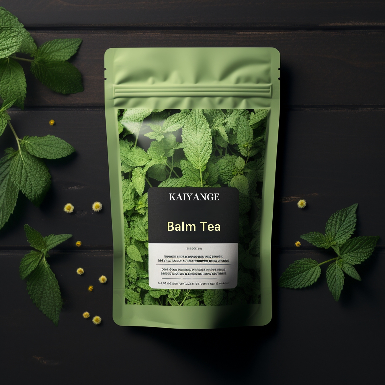 KAIYANGE, оптовая продажа, Лимонный бальзам, сушеные листья, натуральные растительные травы, ароматические листья, экстракт для роста чайных стеблей, OEM, для снятия давления