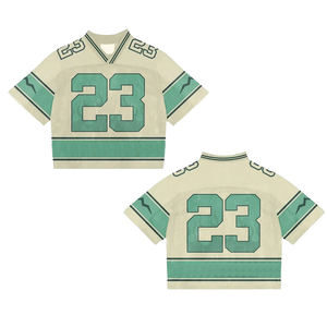 Maillot de Rugby de tissu de maille de conception de col en V avec le service d'OEM - Product Image 3