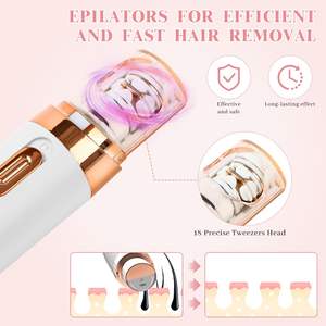 Épilateur Électrique Portable Rechargeable pour Femmes, Mini Pince à Épiler pour l'Épilation du Visage, Pince à Épiler Anglaise pour le Visage, à Piles, Usage Domestique - Product Image 6