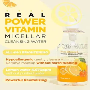 [Ugarden] Power Vitamine C Micellair Reinigingswater 500Ml K Beauty Koreaanse Leverancier Make-Up Verwijderaar Gezichtsverzorging