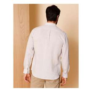 Camisa Casual Elegante para Hombre, Perfecta para el Trabajo Profesional o Reuniones Sociales, con Ajuste Cómodo y Aspecto Elegante - Product Image 5