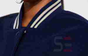 Nouveau design de vestes d'université lâches patchs en chenille Letterman College Bomber Baseball vestes pour hommes - Product Image 4