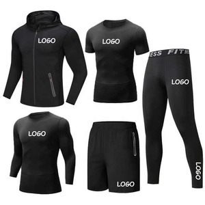 Vêtements de sport sans couture de haute qualité pour femmes grandes tailles, pantalons de jogging, t-shirt, sweat à capuche zippé, service OEM - Product Image 5