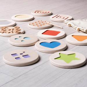 ROBINCOOL Jeu de stimulation Montessori, jouets éducatifs de tri, d'empilage et de superposition pour enfants, jeux Montessori en bois - Product Image 2