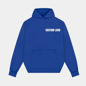 Chaquetas OEM para hombre con cremallera diseñada ropa de calle liso bolsillos sólidos sudaderas con capucha para hombre y sudadera chándal para hombre - Product Image 5