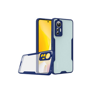 Étui de téléphone en silicone bleu marine de qualité supérieure pour Xiaomi Mi 12 Lite-NXXA Série Parfe Housse de protection pour téléphone portable Modèle 9A - Product Image 1