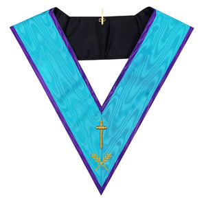 ปกคอเสื้อคอหนังปักด้วยมือลาย2025ปกเมโซนิคของเมมฟิสพร้อมตราเย็บติดรูปสี่เหลี่ยมจัตุรัส - Product Image 3