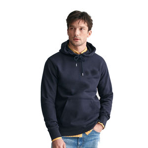 Venta al por mayor logotipo personalizado hombres pulóver sudaderas con capucha de lana 100% algodón invierno Impresión digital a granel para gimnasio ropa casual - Product Image 5