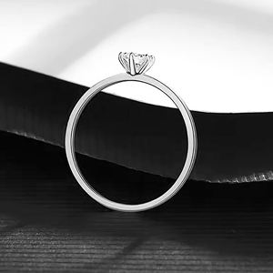 Anillo Solitario Clásico con Diamante Cultivado en Laboratorio, Corte Redondo, Certificado IGI, para Uso Diario, Hecho a Medida, Oro Blanco/Amarillo/Rosa de 14K, OEM ODM - Product Image 3