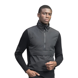 Pull à demi-zip pour homme Performance Léger Extensible Pull de sport Coupe athlétique Haut d'entraînement Respirant Manches longues - Product Image 3