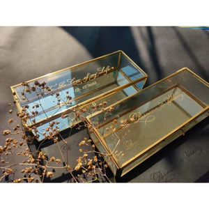 Caja de Anillos Hexagonal de Metal y Vidrio, Estilo Clásico Moderno, Transparente, para Anillos de Boda, Compromiso, Propuesta de Matrimonio, Almacenamiento de Joyas, en Oferta - Product Image 4