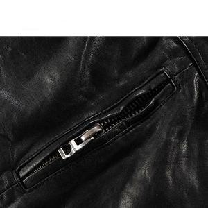 Chaqueta de cuero genuino para hombre, chaqueta de Otoño de piel de vaca ajustada, Real chaqueta de cuero, ropa para hombre, chaqueta para hombre - Product Image 6